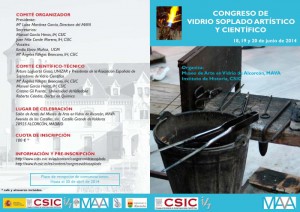 Diptico-programa Congreso vidrio soplado MAVA junio 2014 2-1