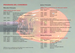 Diptico-programa Congreso vidrio soplado MAVA junio 2014 2-2