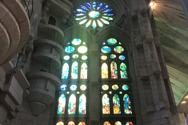 vitrales de la Sagrada Familia de Barcelona