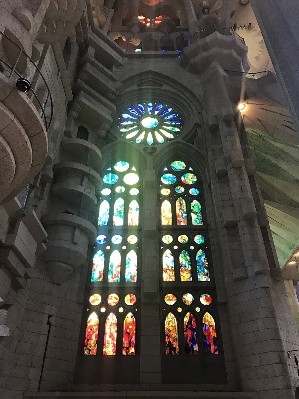 vitrales de la Sagrada Familia de Barcelona