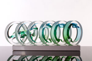 Phil Vickery Glass Escultura en vidrio Glass artist