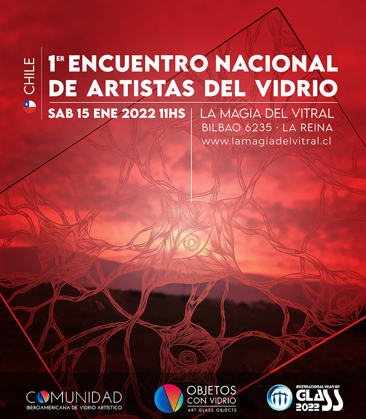 Chile 1º Encuentro Nacional de Artistas del Vidrio
