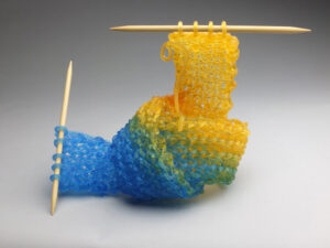 Carol Milne Glass Artist Knitted Glass Objetos con Vidrio