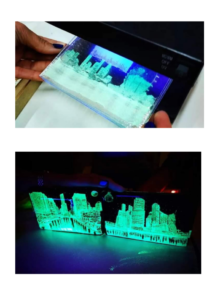 Seminario Transferencia de Imagen Digital Color al Vidrio.  Fluorescencia- Polvos de Vidrio- Esmaltes. Ciudades luminiscentes. Profesora: Andrea da Ponte Dias 27 y 28 de Junio de 10 a 18 hs Taller Espai del Vidre. Barcelona. 