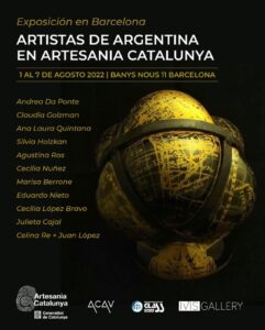 Exposición Artistas de Argentina en Artesania Catalunya, Barcelona