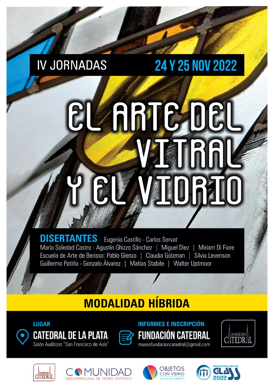 IV Jornadas “El Arte del Vitral y el Vidrio” el 24 y 25 de noviembre de 2022