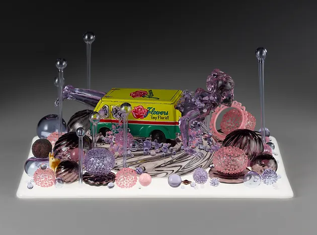 Carmen Lozar Glass Artist Objetos con Vidrio 2022IYOG