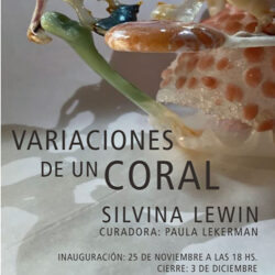 Silvina Lewin Variaciones de un coral Expo en Espacio Lacroze