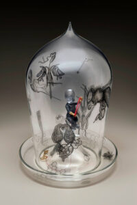 Michael Roger Glass Artist Escultura en vidrio