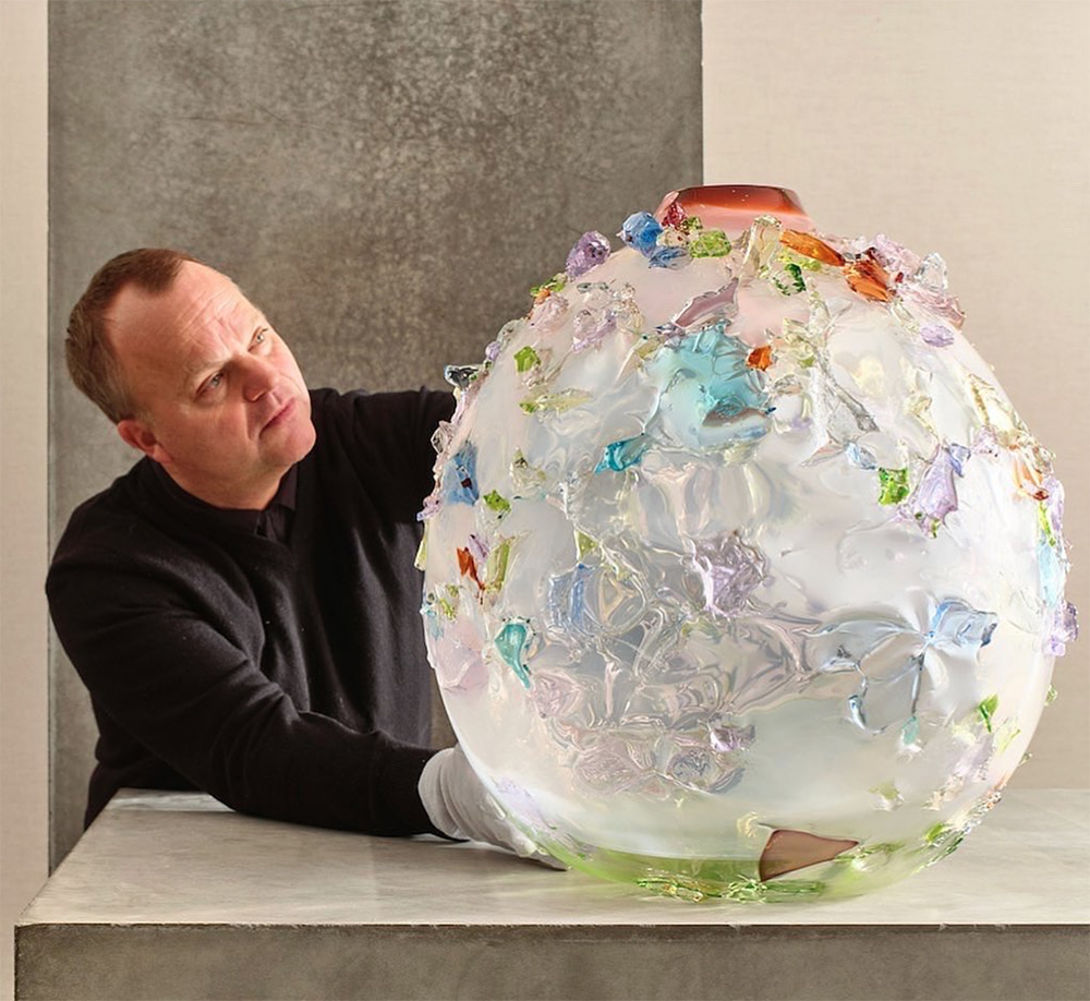 Maarten Vrolijk Glass artist Objetos con Vidrio