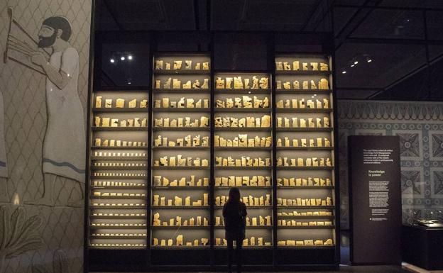 Tablillas de la Biblioteca de Nínive. Museo Británico