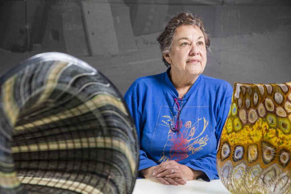 El arte de Jenni Kemarre Martiniello restablece un punto focal en las prácticas aborígenes tradicionales. Foto: Matt Bedford