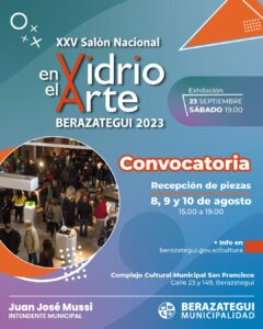 XXV Salón Nacional Vidrio en el Arte de Berazategui