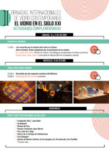 Gordiola - Algaida Jornadas de Vidrio Glass Vdrio soplado Mallorca Programa completo