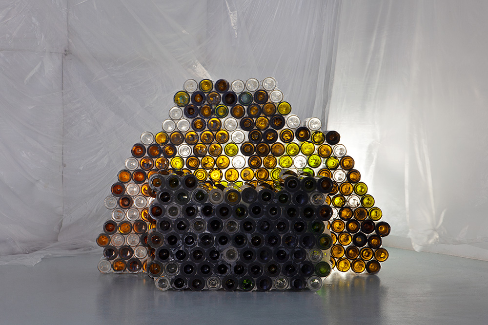 Josep Vila Capdevila Resaca Galería de Diseño il·lacions Barcelona Vidrio reciclado