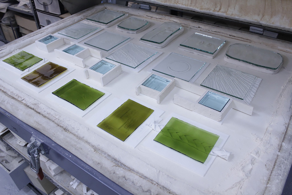 Kiln formed glass Quim i Txell Barcelona Curso de vidrio