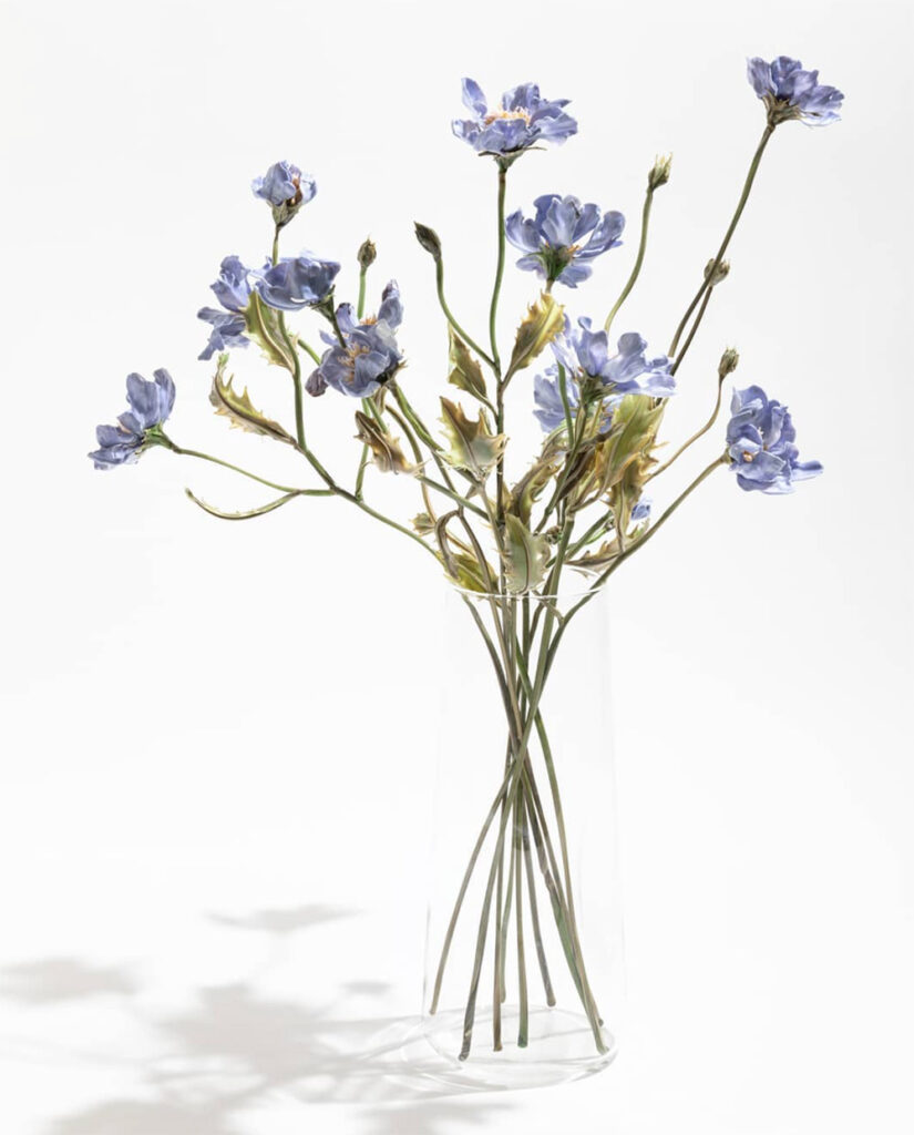 Lilla Tabasso Premio Fondazione di Venezia por The Venice Glass Week Glass artist flamework Flores de vidrio