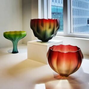 Joon Yong Kim glass art Blown glass