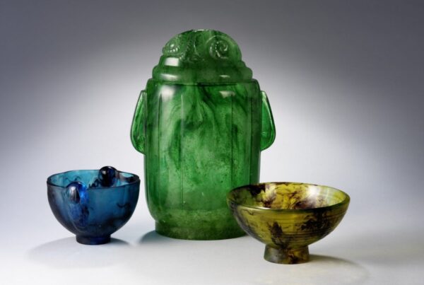 François Décorchemont pâte de verre arte del vidrio vitral francés siglo XX museo del vidrio Normandía exposición de vidrio artístico 2025 arte decorativo francés vidrio Art Déco vitrales Sainte-Odile París