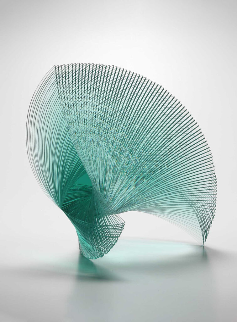 laminated glass sculpture niyoko ikuta glass