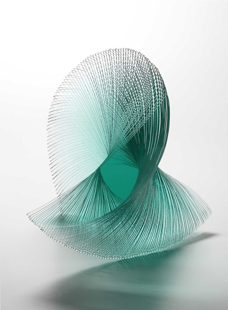 laminated glass sculpture niyoko ikuta glass