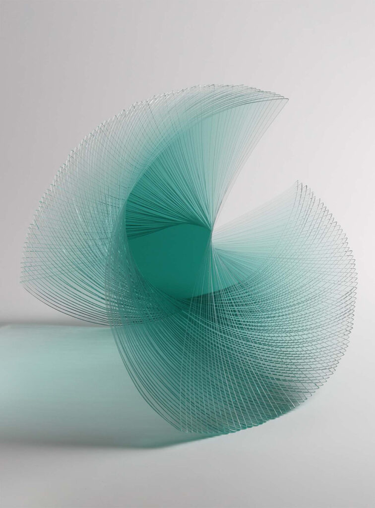 laminated glass sculpture niyoko ikuta glass