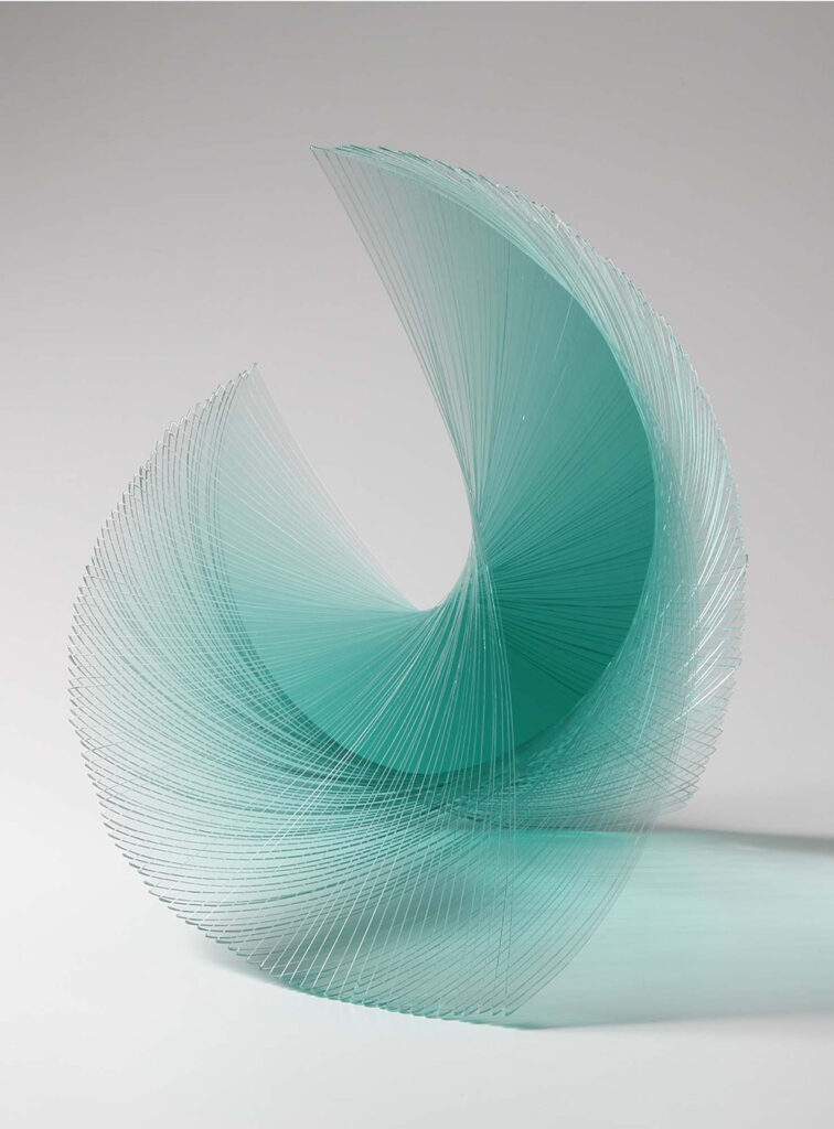 laminated glass sculpture niyoko ikuta glass