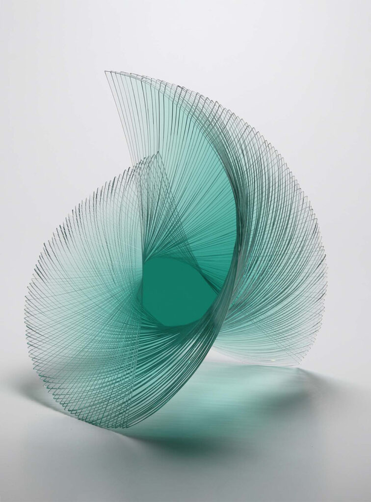 laminated glass sculpture niyoko ikuta glass
