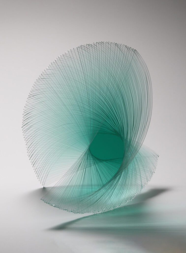 laminated glass sculpture niyoko ikuta glass