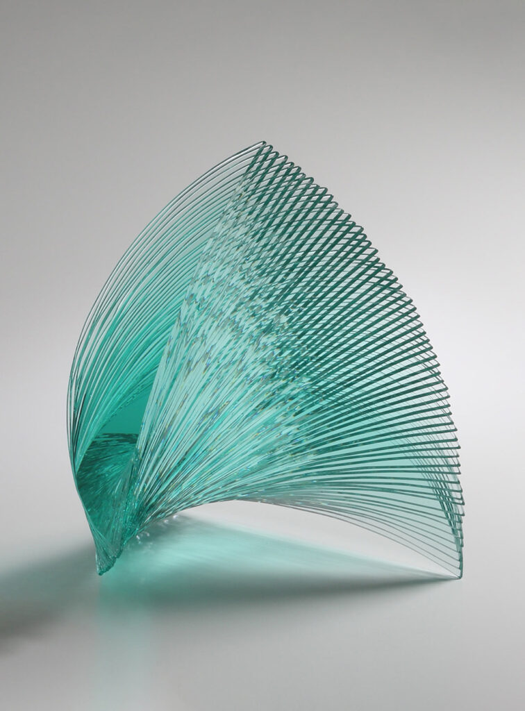 laminated glass sculpture niyoko ikuta glass