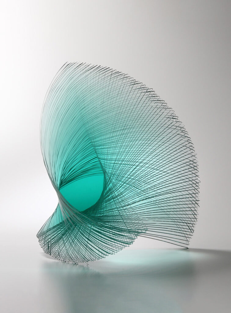 laminated glass sculpture niyoko ikuta glass
