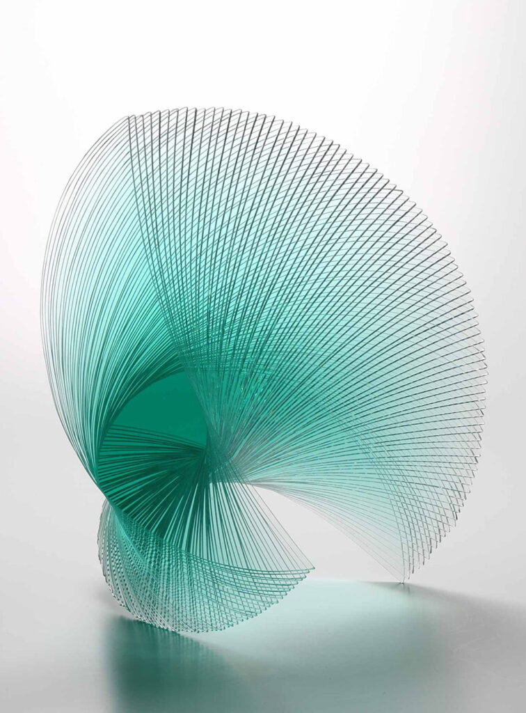 laminated glass sculpture niyoko ikuta glass