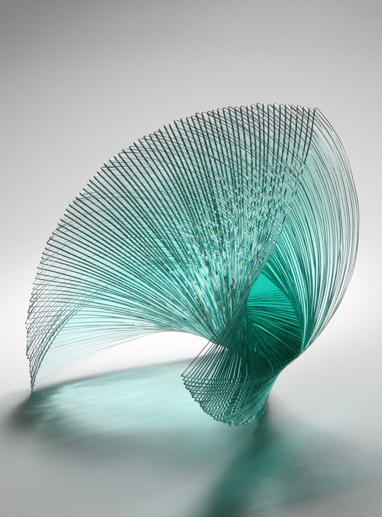 laminated glass sculpture niyoko ikuta glass