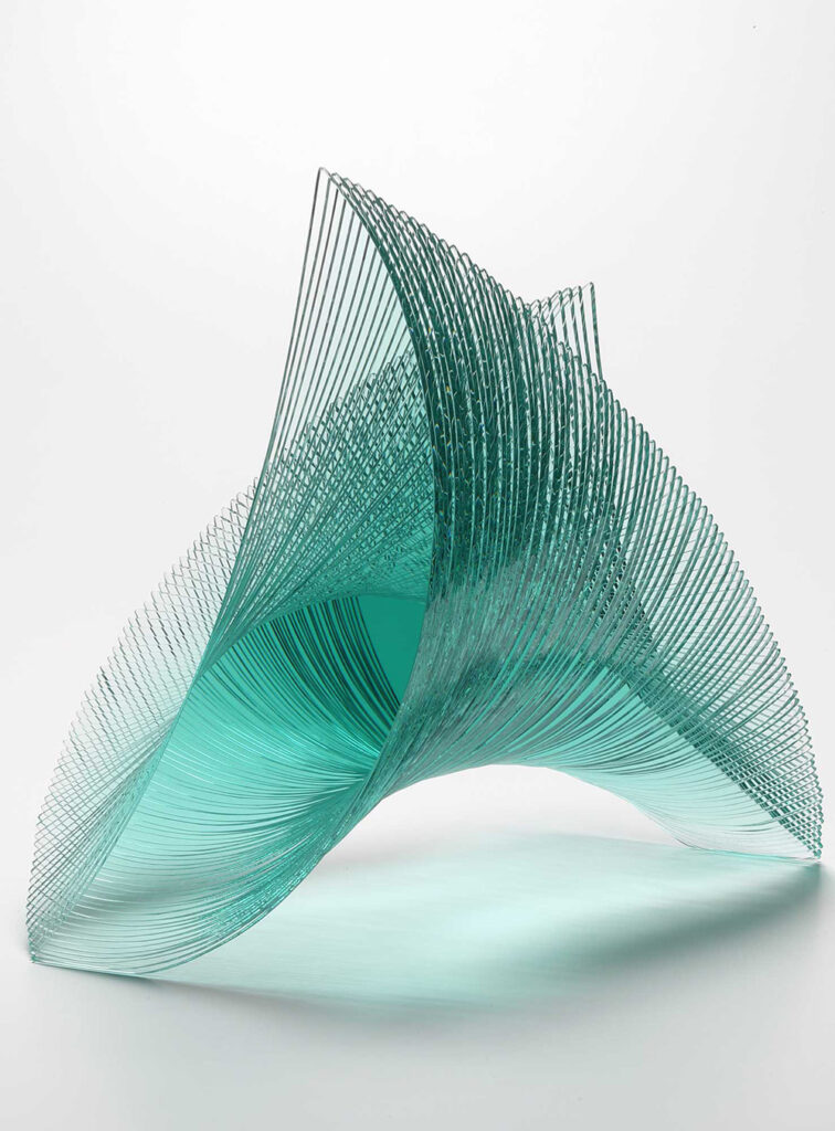laminated glass sculpture niyoko ikuta glass
