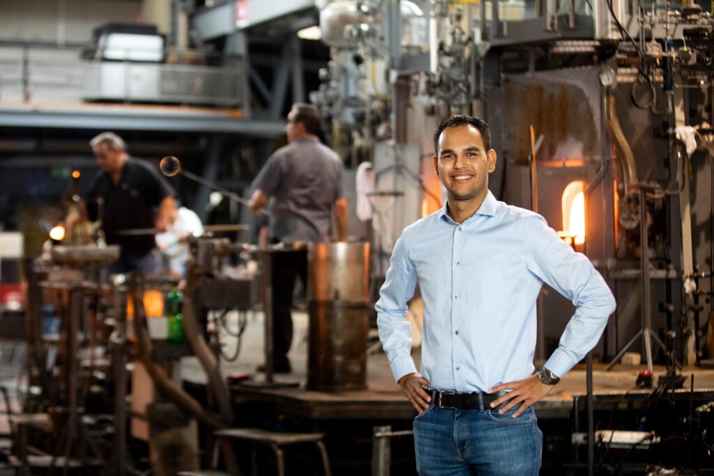 Glasi Hergiswil Roberto Niederer Vidrio soplado Suiza Blown glass