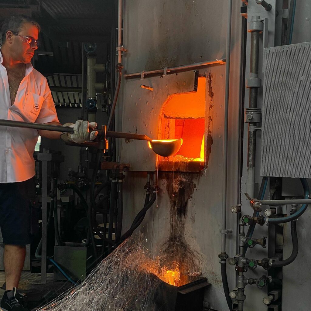 Glasi Hergiswil Roberto Niederer Vidrio soplado Suiza Blown glass