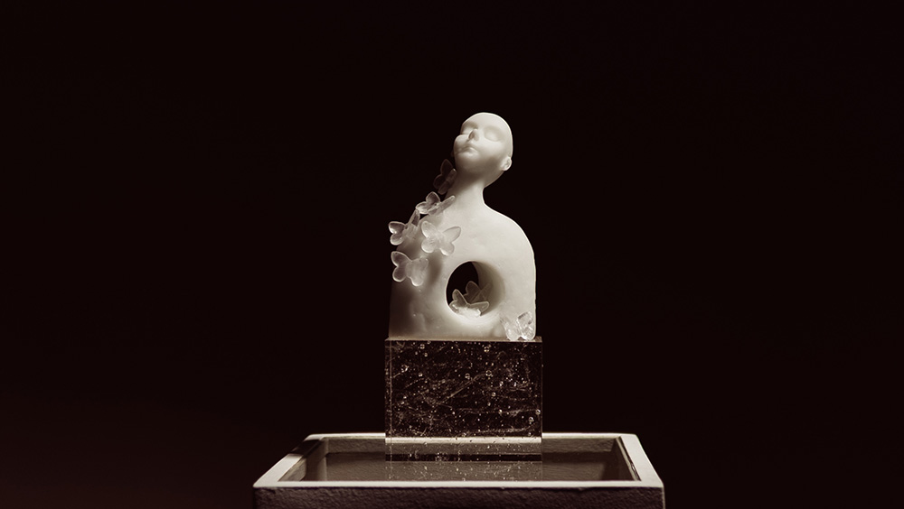 Gladys Sevillano Glass Artist Casting glass Artista en vidrio Escultura