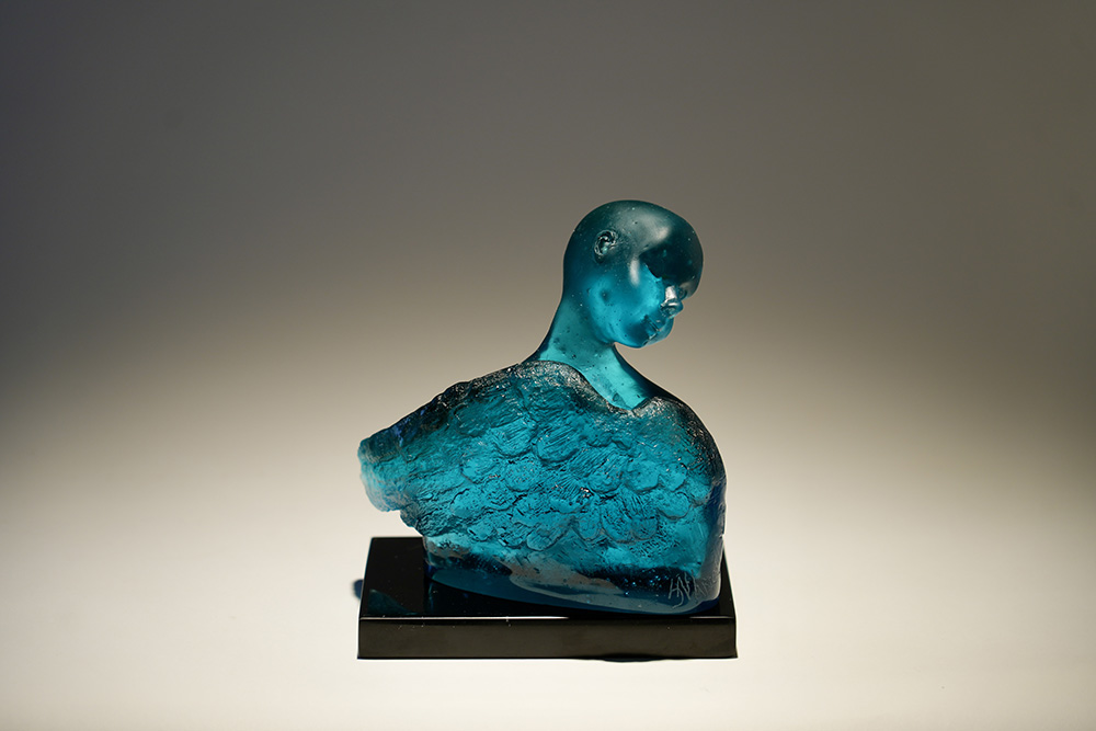 Gladys Sevillano Glass Artist Casting glass Artista en vidrio Escultura