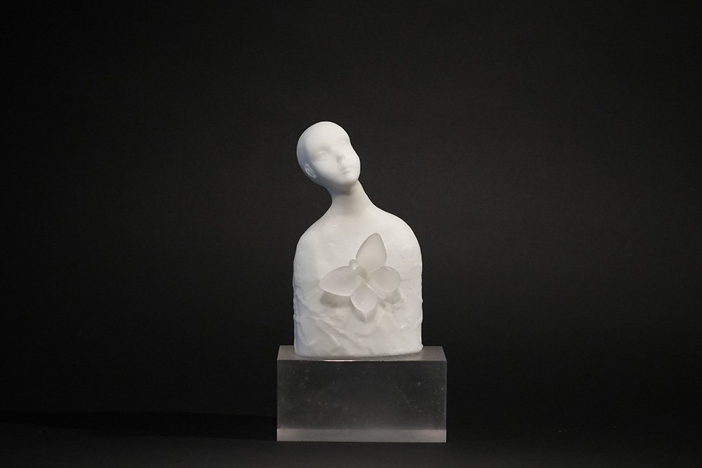 Gladys Sevillano Glass Artist Casting glass Artista en vidrio Escultura