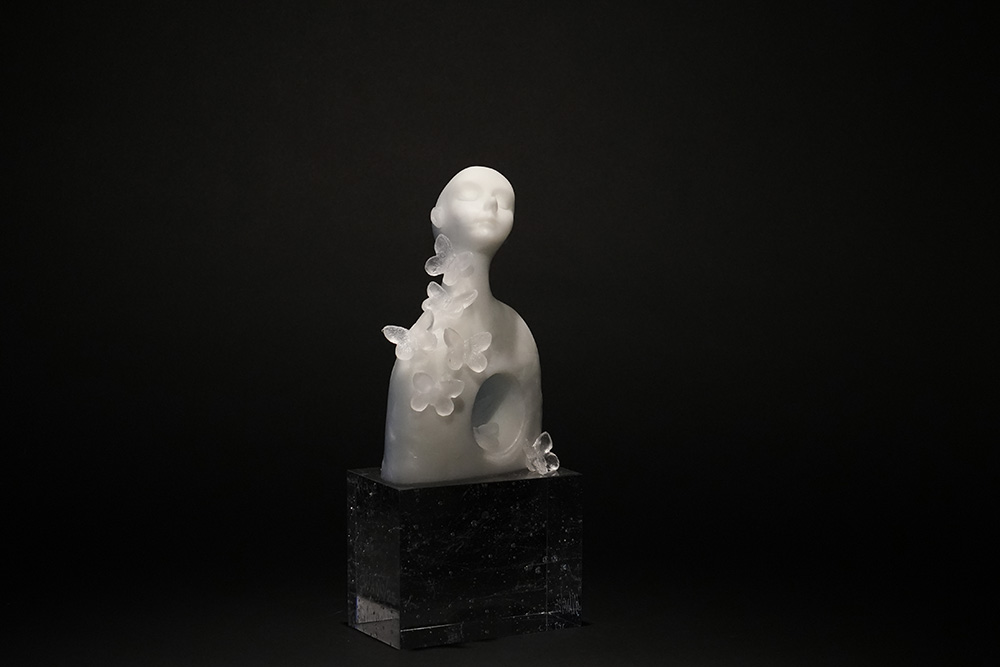 Gladys Sevillano Glass Artist Casting glass Artista en vidrio Escultura