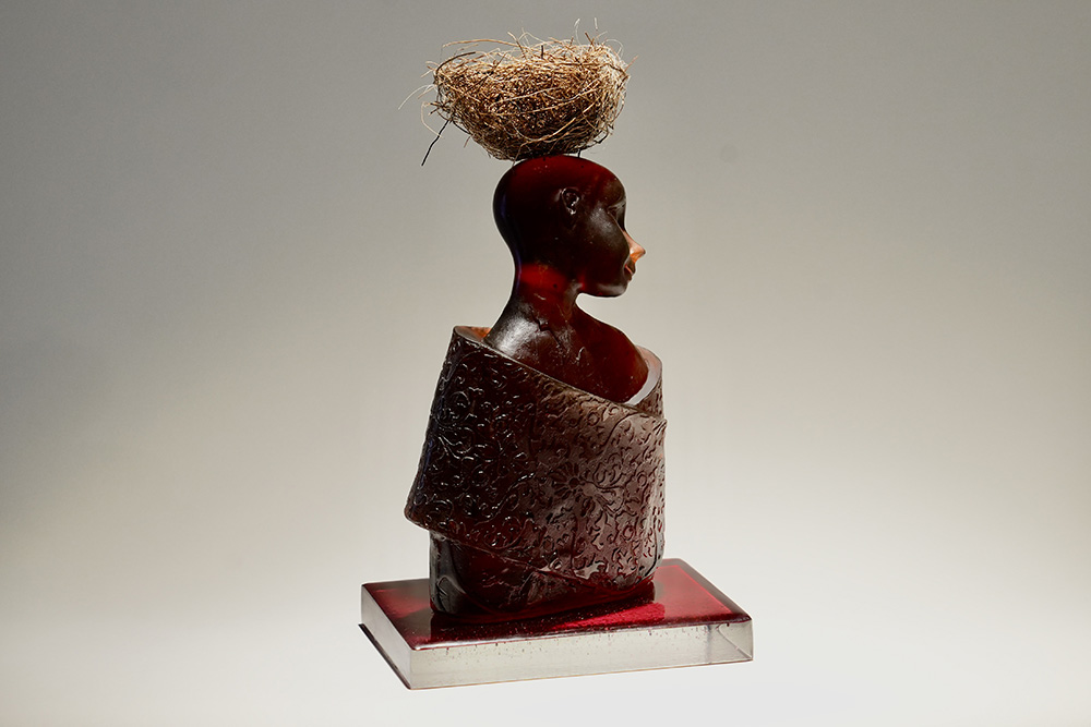 Gladys Sevillano Glass Artist Casting glass Artista en vidrio Escultura