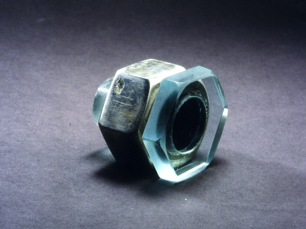 Tornillo 1992 Ciclo de Conferencias sobre Vidrio Contemporáneo en Massana GLASS ARTISTS ACAV Maribel Navarro Javier Blanco