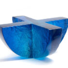 Di Tocker Glass Glass Artist Casting glass Escultura en Vidrio