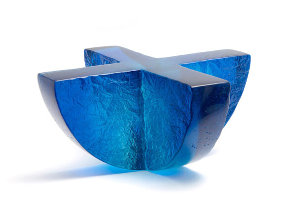 Di Tocker Glass Glass Artist Casting glass Escultura en Vidrio