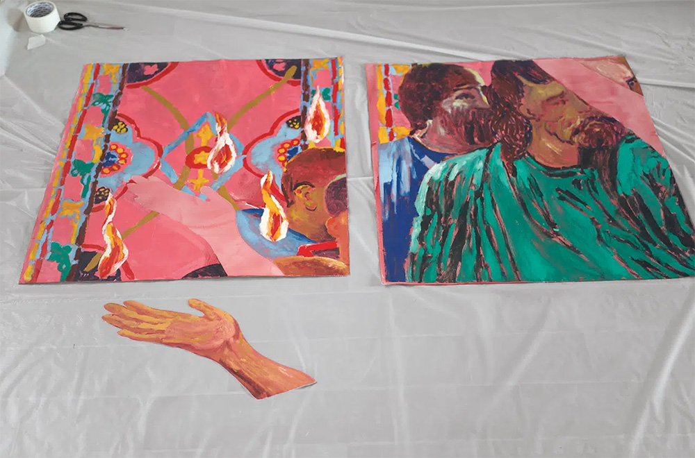 Vidrieras contemporáneas de Notre-Dame de París en el marco del debate sobre la restauración patrimonial tras el incendio y la intervención de la artista Claire Tabouret. (Foto: © Caleb Marshall, 2025)