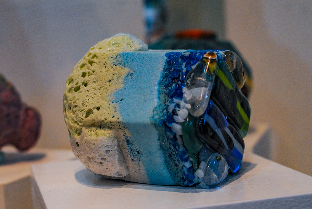 Expo Realidad Abstracta Andrea da Ponte Grupo de experimentación en vidrio Escultura en vidrio Glass art