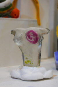 Expo Realidad Abstracta Andrea da Ponte Grupo de experimentación en vidrio Escultura en vidrio Glass art