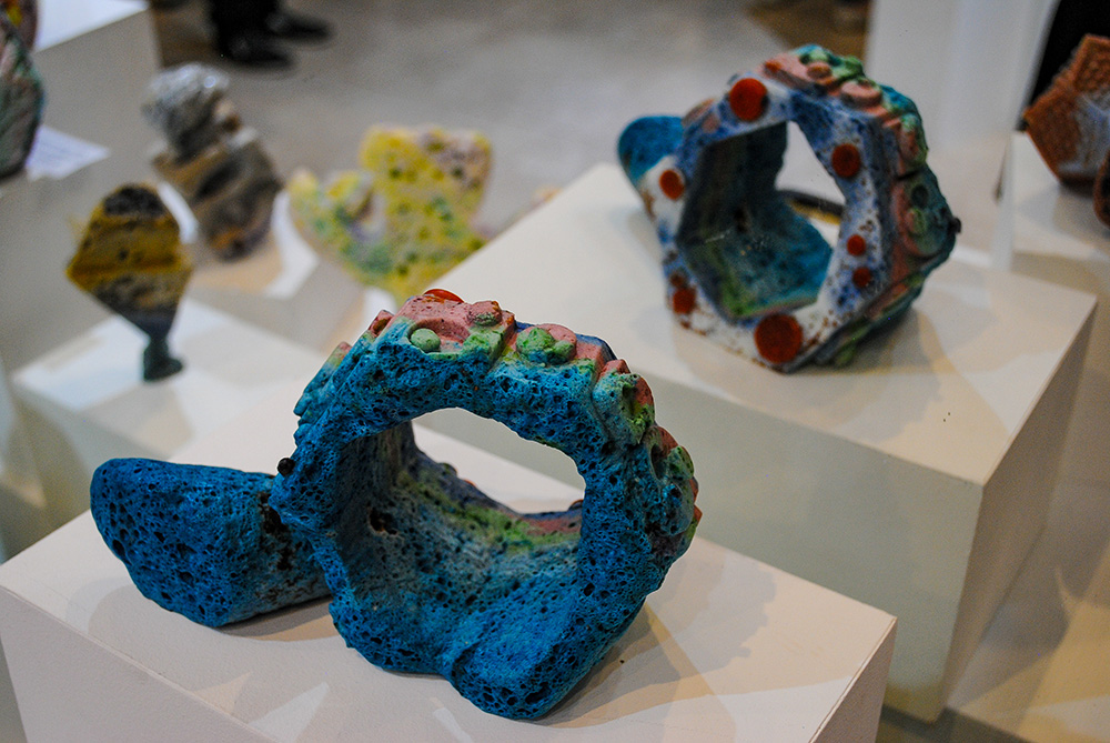 Expo Realidad Abstracta Andrea da Ponte Grupo de experimentación en vidrio Escultura en vidrio Glass art