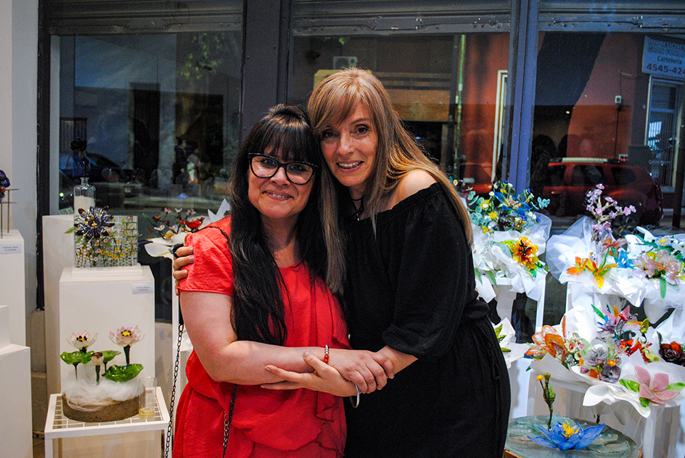 Expo Realidad Abstracta Andrea da Ponte Grupo de experimentación en vidrio Escultura en vidrio Glass art