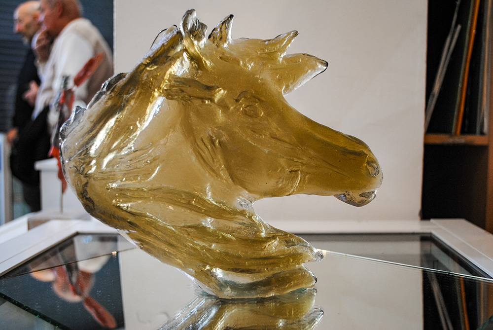 Expo Realidad Abstracta Andrea da Ponte Grupo de experimentación en vidrio Escultura en vidrio Glass art